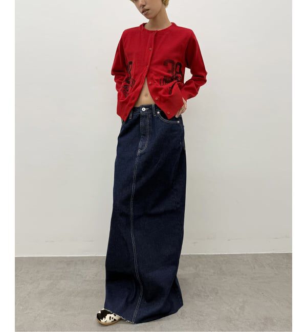 Oriens JOURNAL STANDARD「《追加予約》セルフカットロングデニムスカート」|スカート|