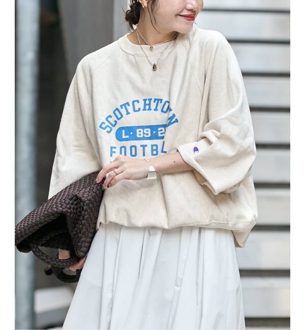 JOURNAL STANDARD「《予約》別注【CHAMPION/チャンピオン】for JS カットオフスウェット」|スウェット・ジャージ|ナチュラル