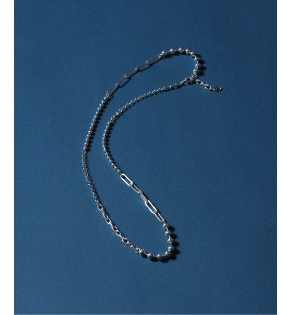 Spick and Span「【SAMH by LILAS】ミックスチェーン57cmネックレス SV」|ネックレス|
