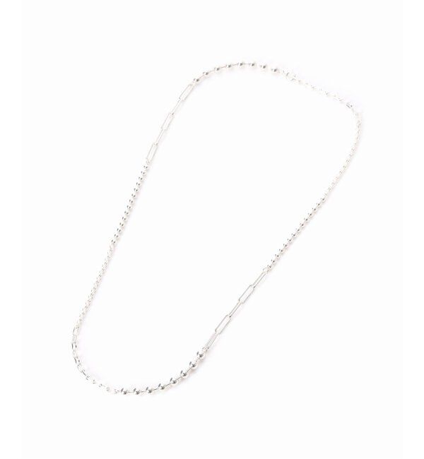 Spick and Span「【SAMH by LILAS】ミックスチェーン57cmネックレス SV」|ネックレス|