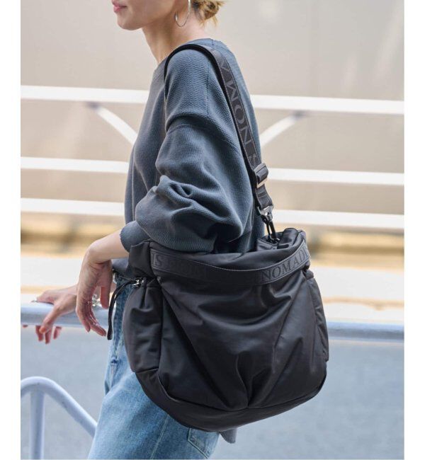 FRAMeWORK「≪追加≫NOMADIS/ノマディス 別注BASQUE M SLD-F3」|ショルダー・メッセンジャー|ブラック