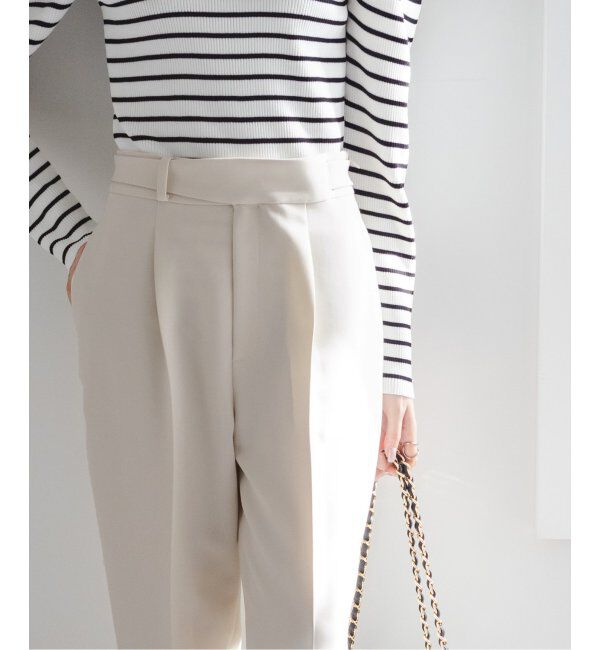 NOBLE「グルカテーパードパンツ」|スラックス|