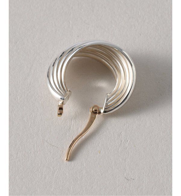 Spick and Span「【SAMH by LILAS】5ラインカーブフープピアス SV（両耳）」|ピアス|