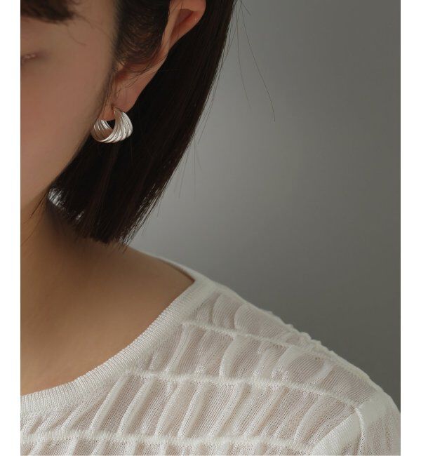 Spick and Span「【SAMH by LILAS】5ラインカーブフープピアス SV（両耳）」|ピアス|