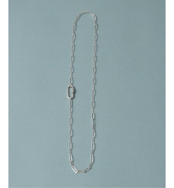 Spick and Span「【SAMH by LILAS】カラビナペーパークリップチェーンネックレス SV」|ネックレス|