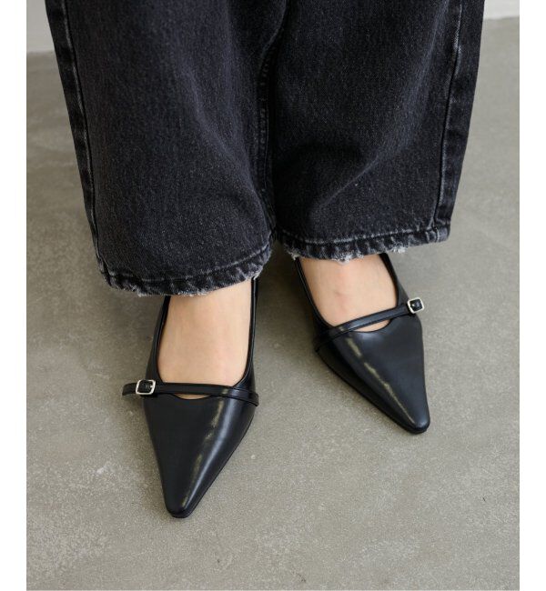 U by SPICK&SPAN「KOMOREBI MUSEUM /コモレビミュージアム バックストラップポインテッドミュール」|パンプス|