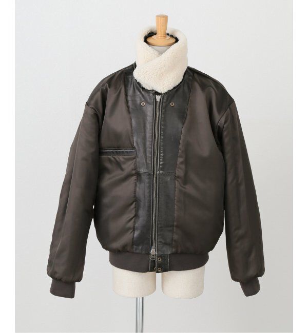 U by SPICK&SPAN「GLOWNY/グロウニー AIR FORCE LEATHER JACKET 2」|ライダースジャケット|