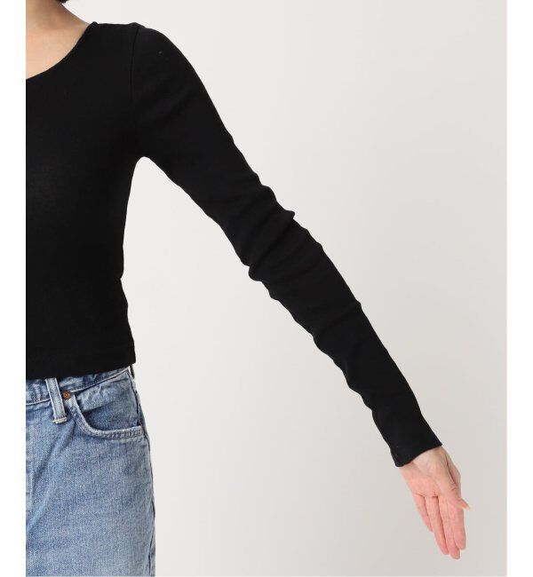 U by SPICK&SPAN「《追加2》シフォンテレコカットトップス」|Tシャツ・カットソー|