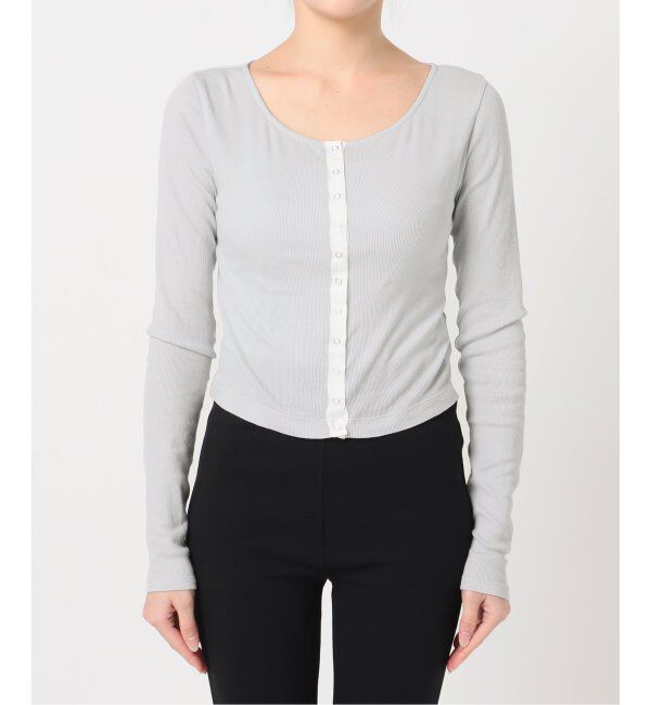 U by SPICK&SPAN「《追加2》シフォンテレコカットトップス」|Tシャツ・カットソー|