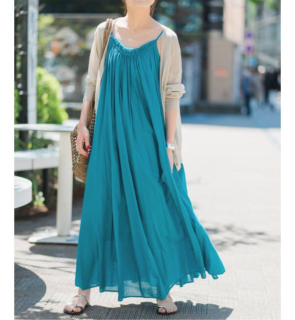 Spick and Span「HYU ギャザーワンピース」|ワンピース|