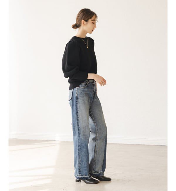 NOBLE「PROTAGONISTA/プロタゴ二スタ ショルダーギャザーニット」|ニット・セーター|