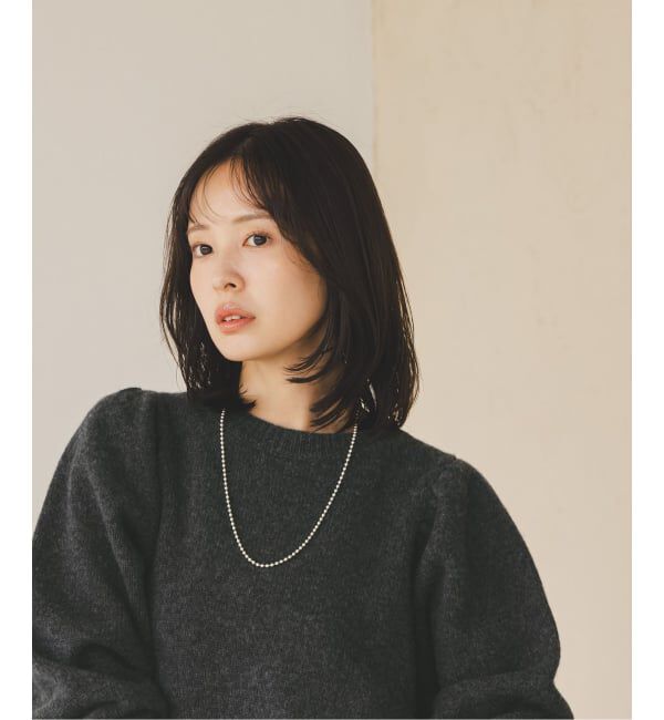 NOBLE「PROTAGONISTA/プロタゴ二スタ ショルダーギャザーニット」|ニット・セーター|