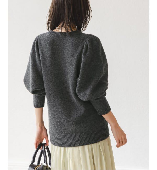 NOBLE「PROTAGONISTA/プロタゴ二スタ ショルダーギャザーニット」|ニット・セーター|