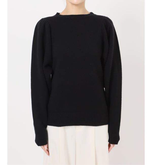 NOBLE「PROTAGONISTA/プロタゴ二スタ ショルダーギャザーニット」|ニット・セーター|