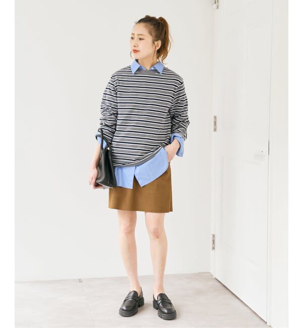 Spick and Span「《予約》マルチボーダーTシャツ」|Tシャツ・カットソー|