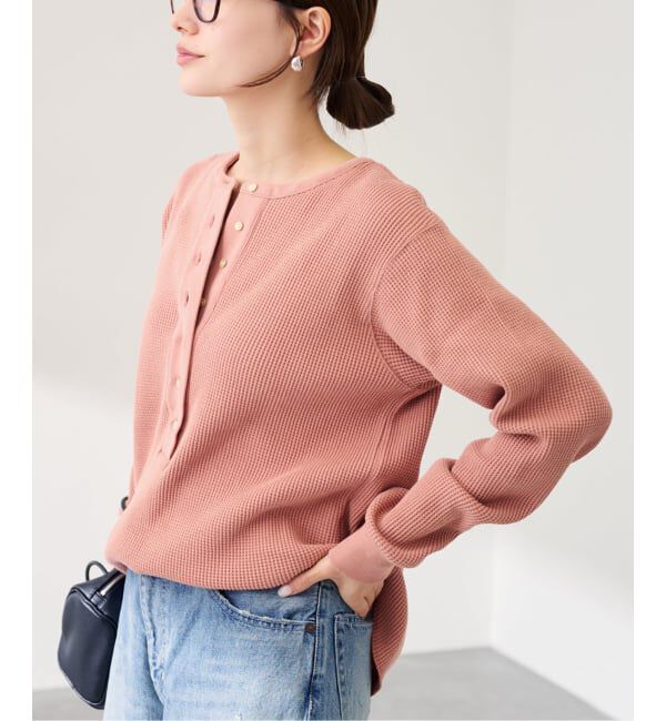 FRAMeWORK「≪予約≫ワッフルロンT」|Tシャツ・カットソー|