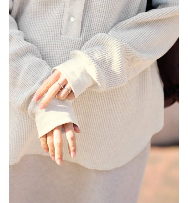 FRAMeWORK「≪予約≫ワッフルロンT」|Tシャツ・カットソー|