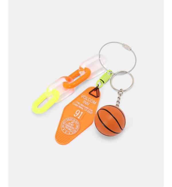 Spick and Span「スポーツチャーム」|キーケース|オレンジ