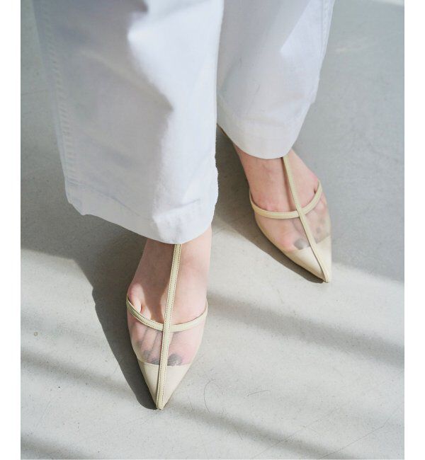  「《追加》3.5cmTストラップシアーパンプス」|パンプス|