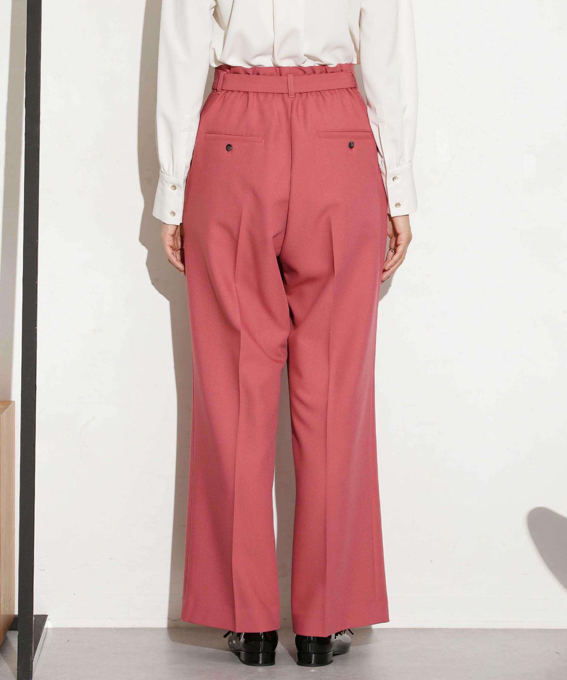 nano･universe「ベルト付きセミワイドツイルパンツ」|その他|