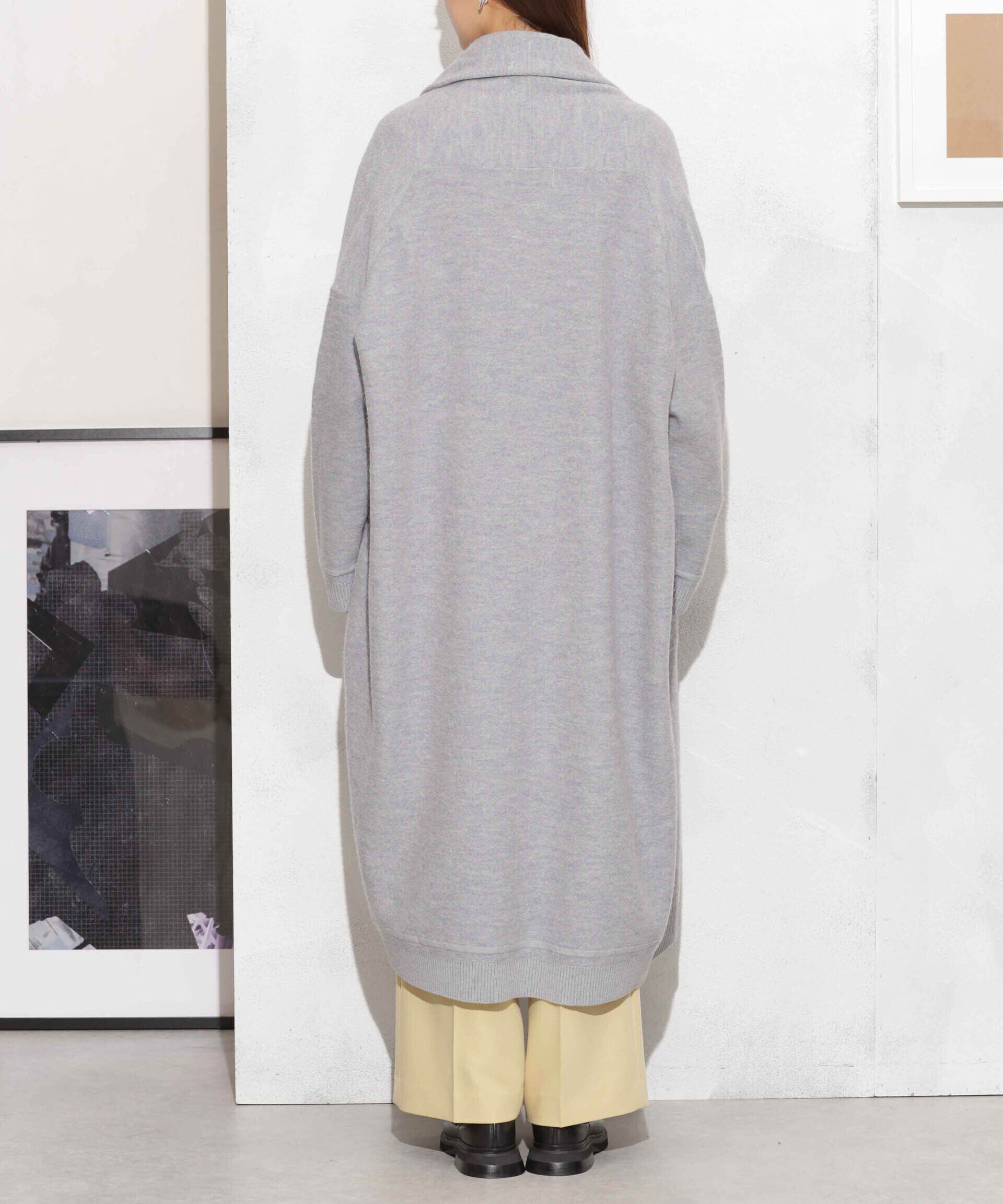 nano･universe「ウール圧縮ニットガウン」|ニット・セーター|