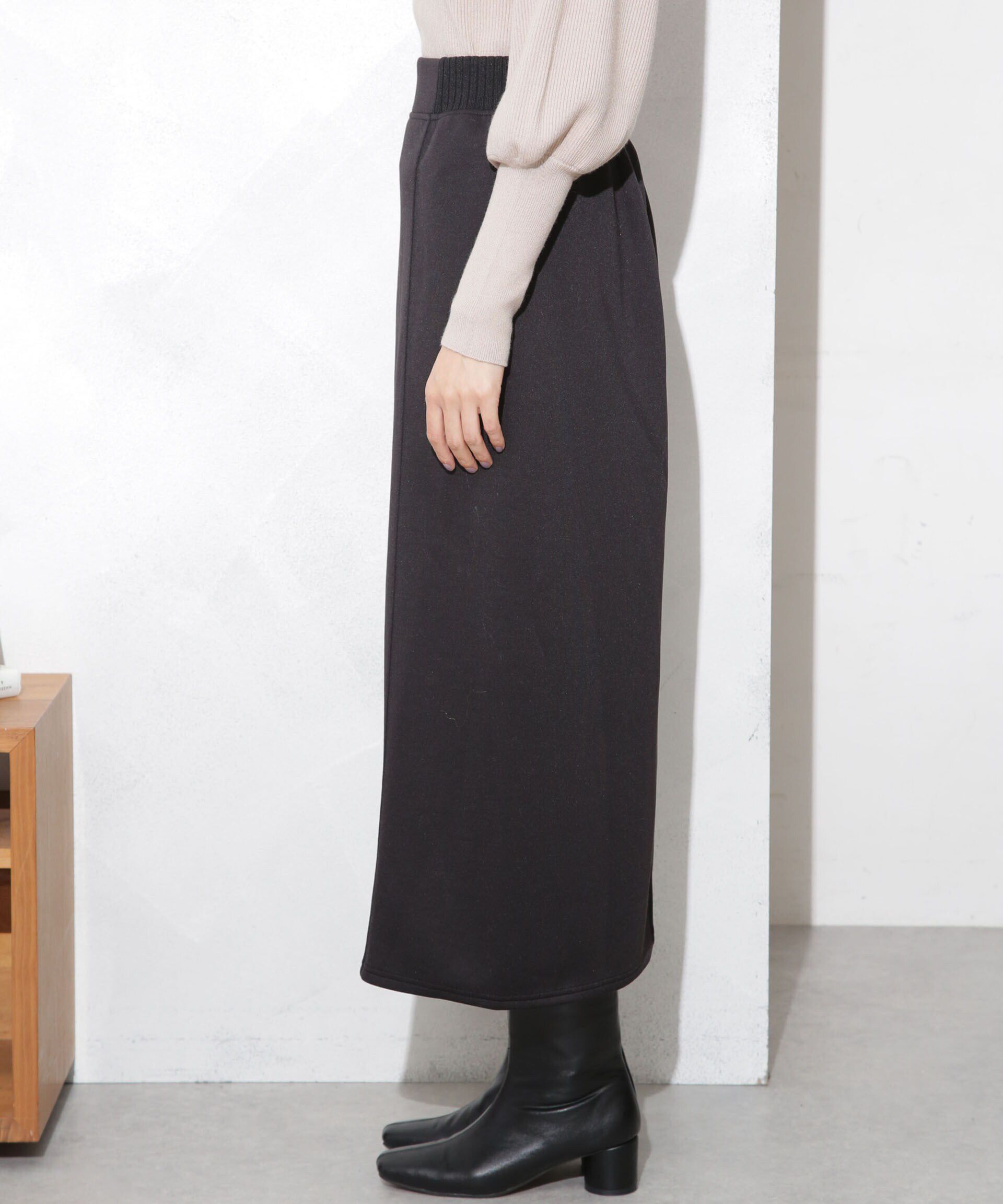 nano･universe「ボンディングカットナロースカート(セットアップ可)」|スカート|