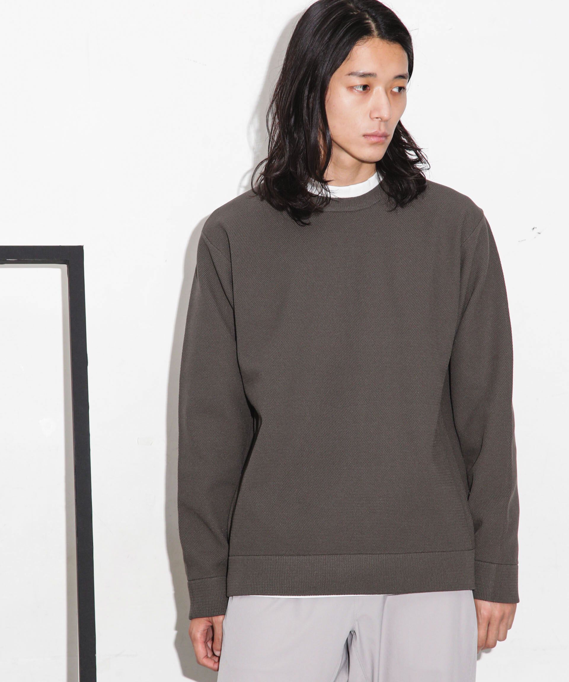 nano･universe「テック鹿の子アンサンブルニット」|ニット・セーター|