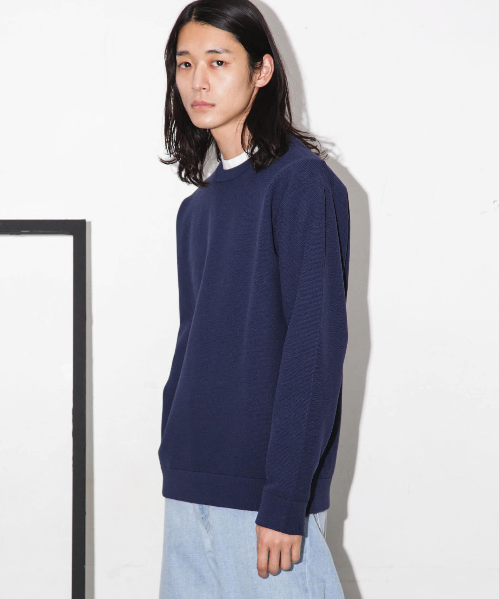 nano･universe「テック鹿の子アンサンブルニット」|ニット・セーター|