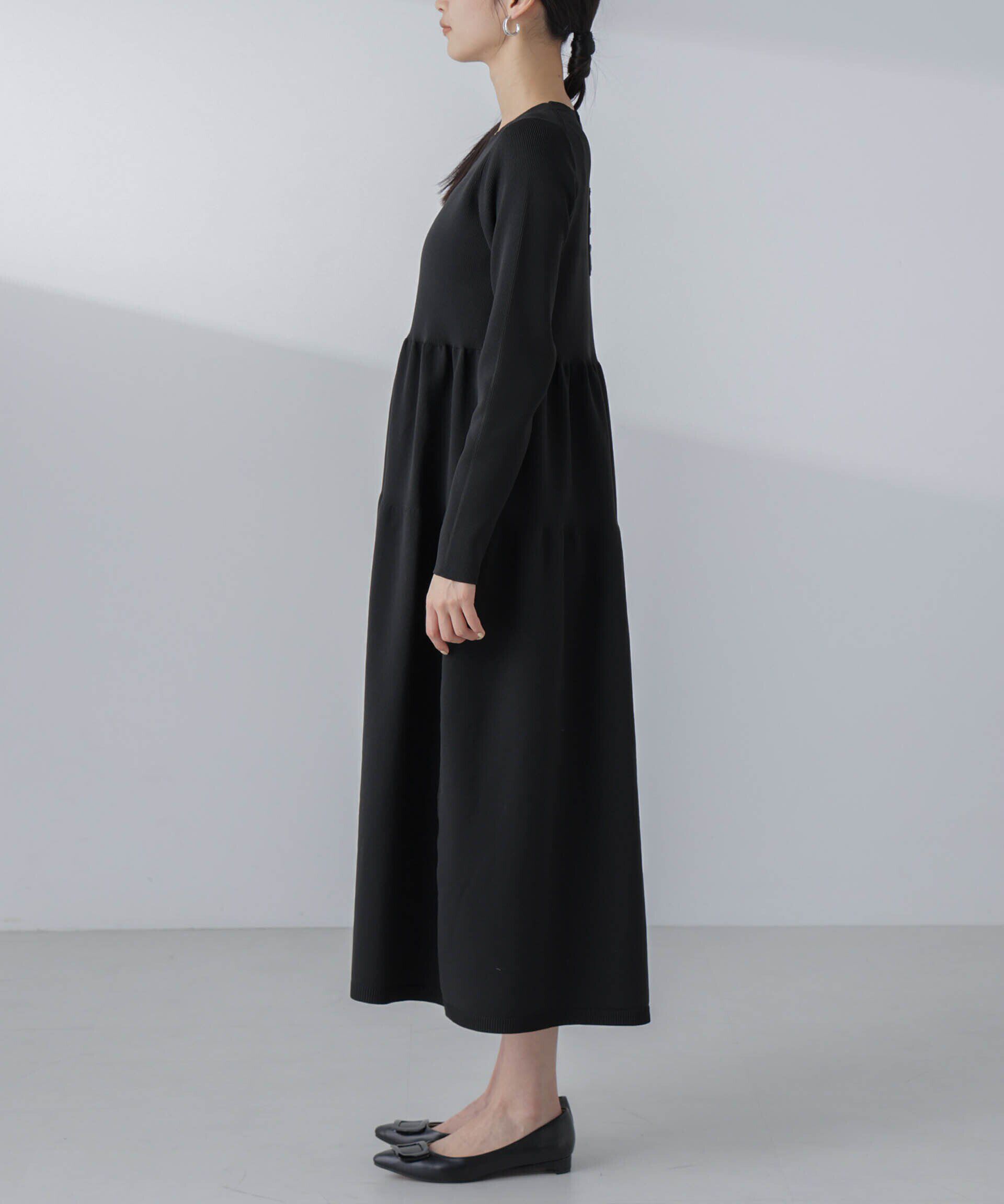 nano･universe「ティアードニットワンピース(セットアップ可)」|ワンピース|