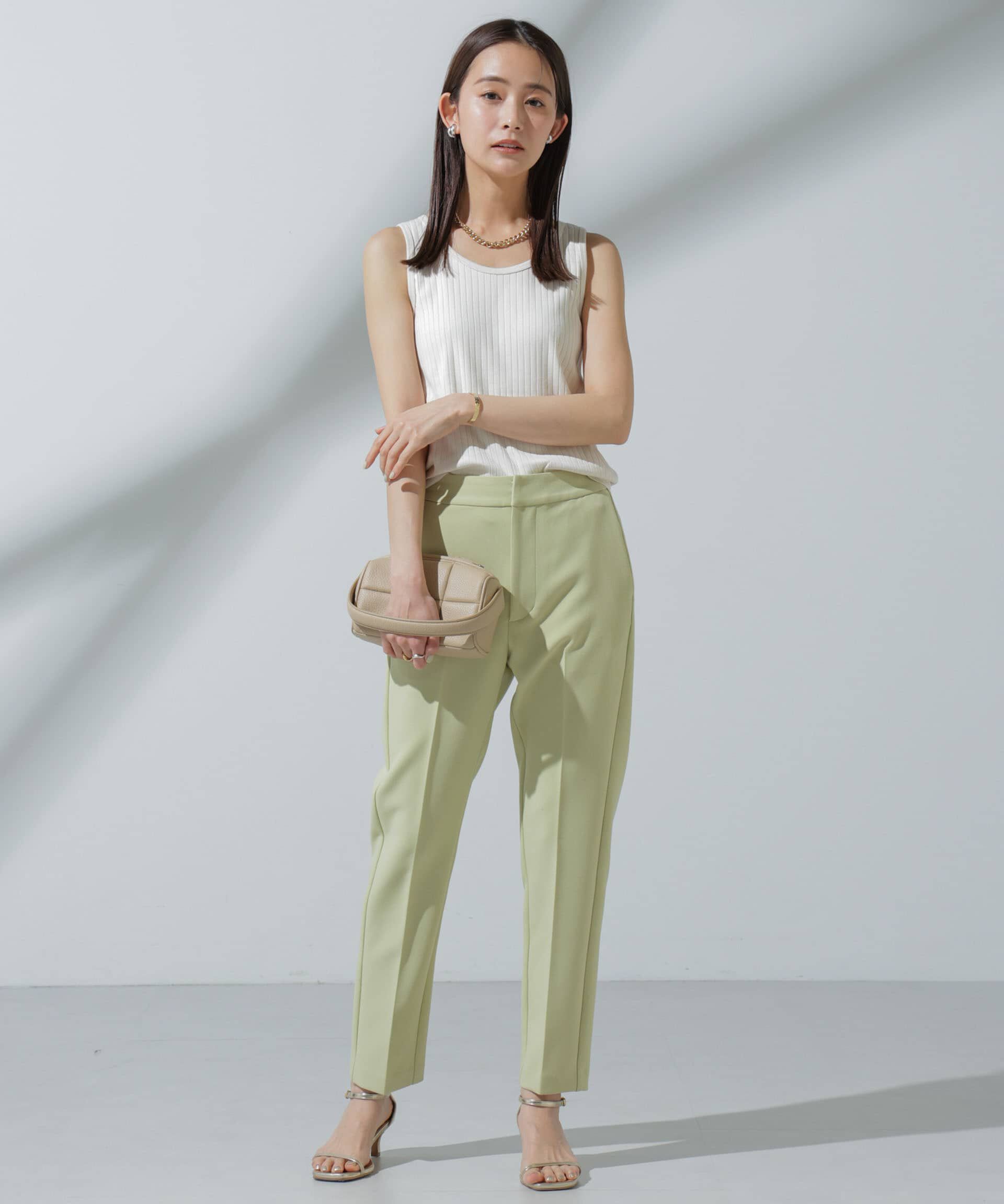 nano･universe「Anti Soaked(R) 汗染み防止 リブタンクトップ」|タンクトップ|