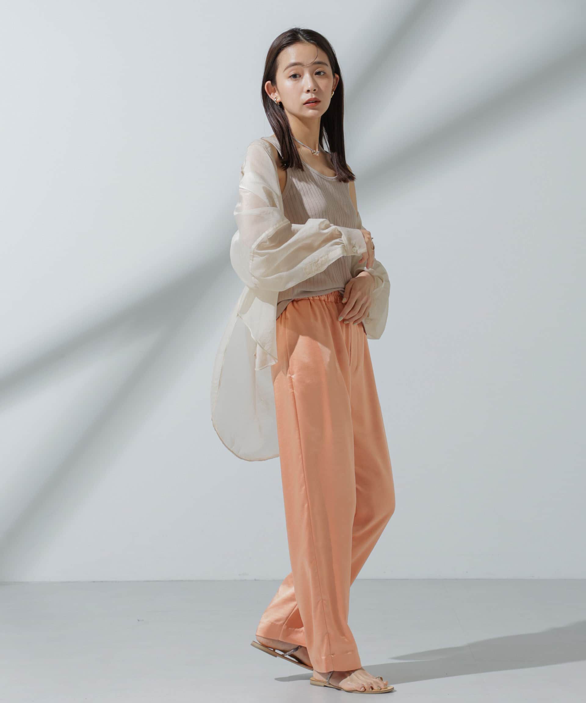 nano･universe「Anti Soaked(R) 汗染み防止 リブタンクトップ」|タンクトップ|