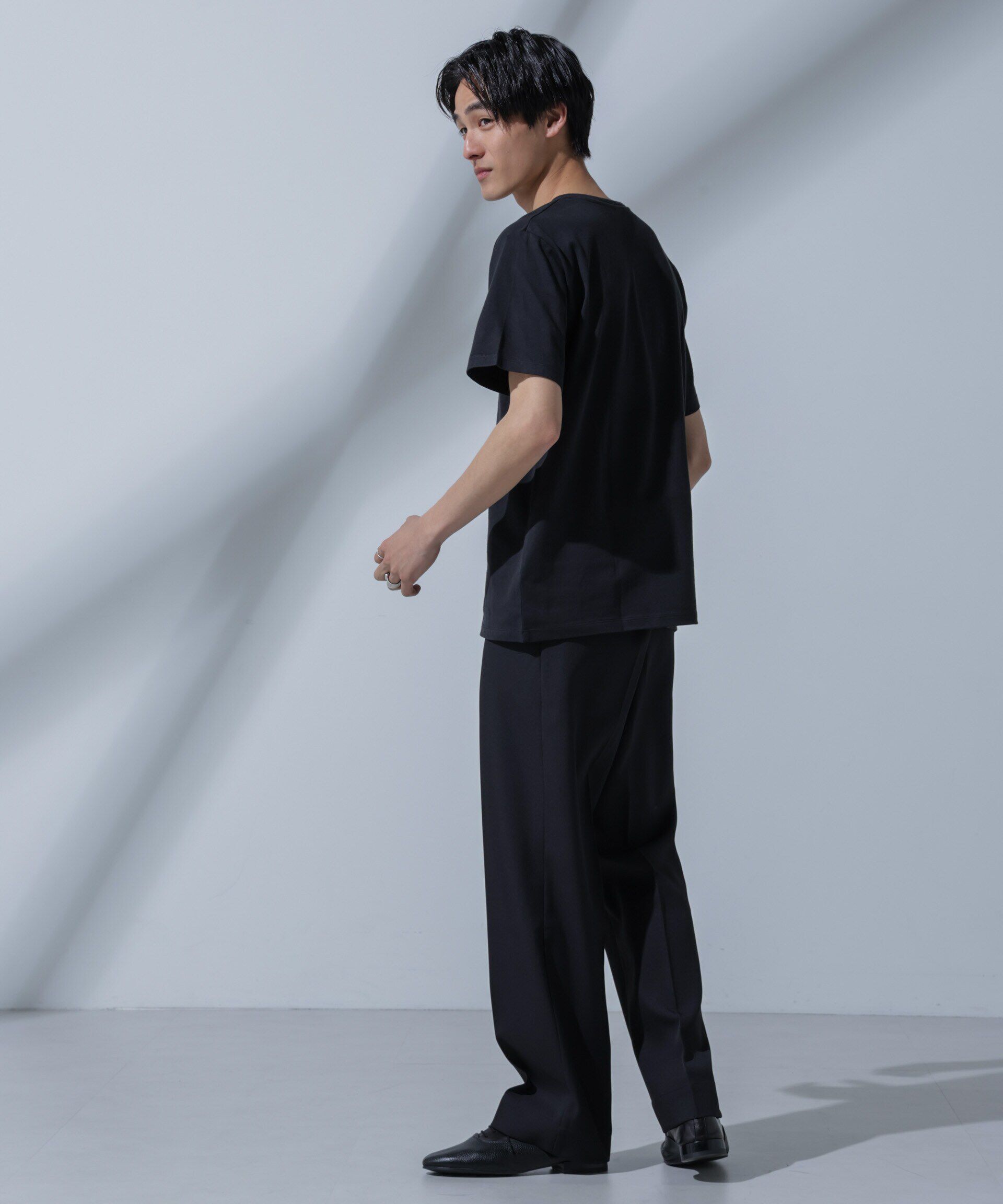 nano･universe「Anti Soaked(R)  汗染み防止 VネックTシャツ」|Tシャツ・カットソー|