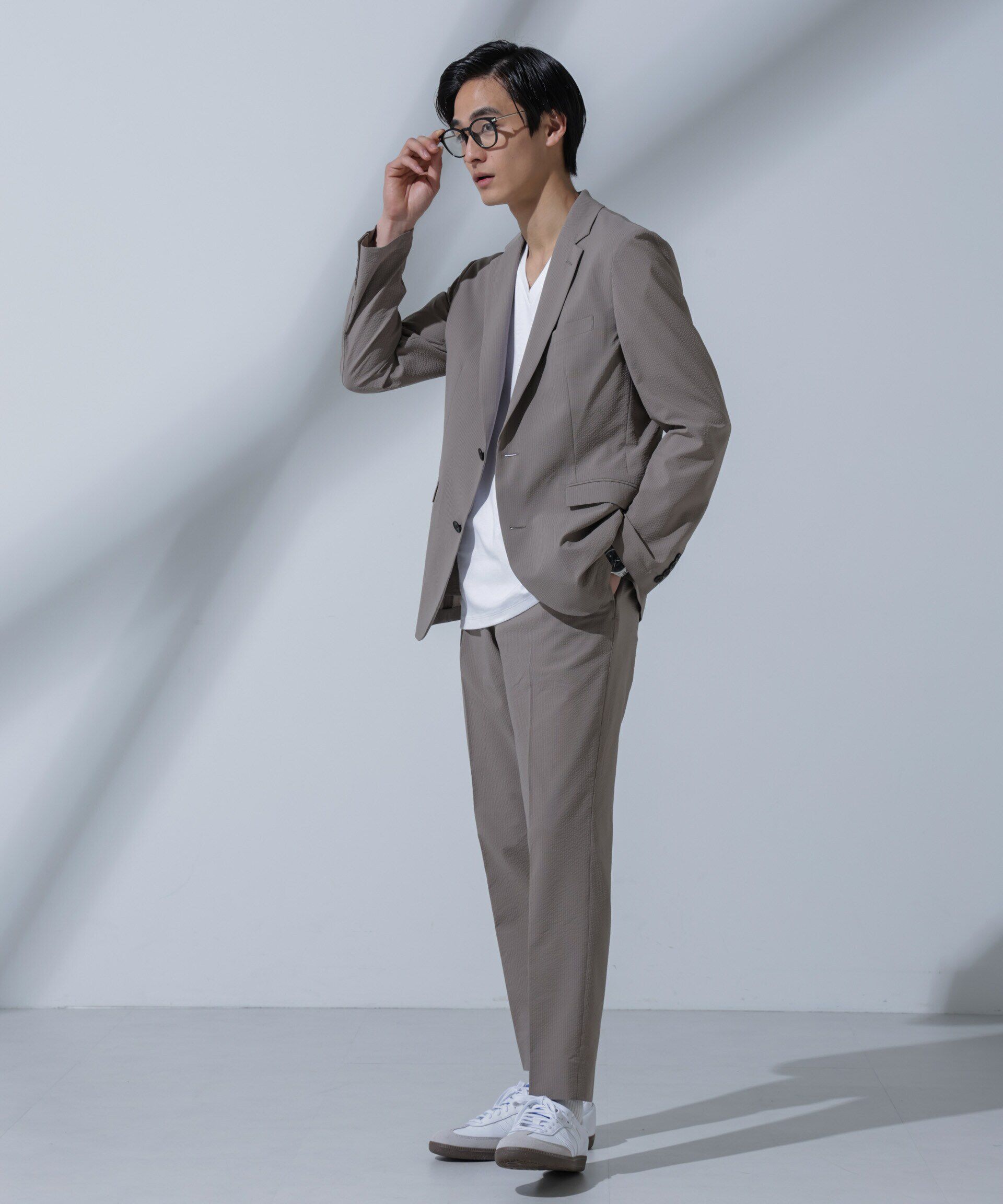 nano･universe「Anti Soaked(R)  汗染み防止 VネックTシャツ」|Tシャツ・カットソー|