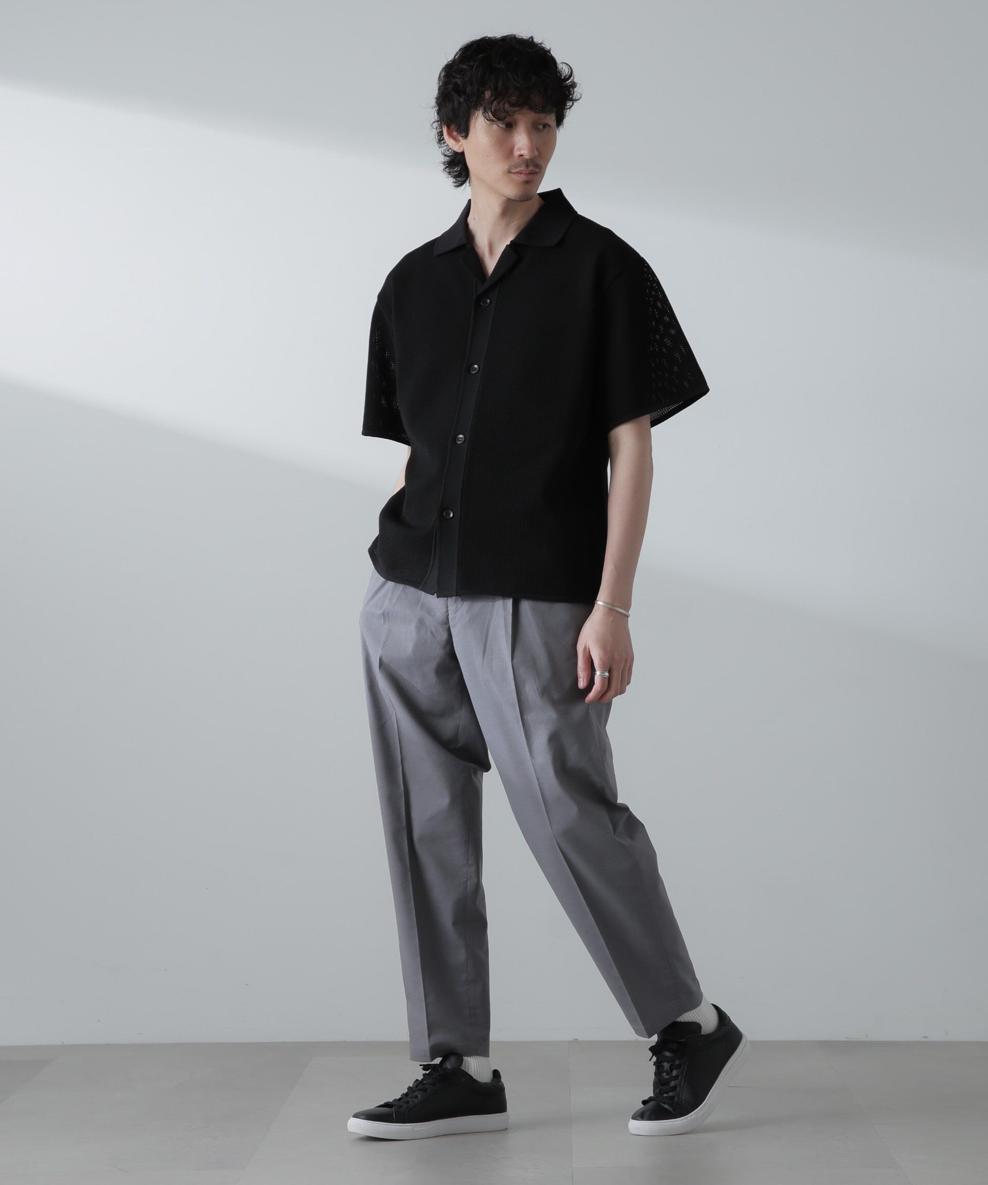 nano･universe「サイドシャーリング リネンパンツ」|チノ|