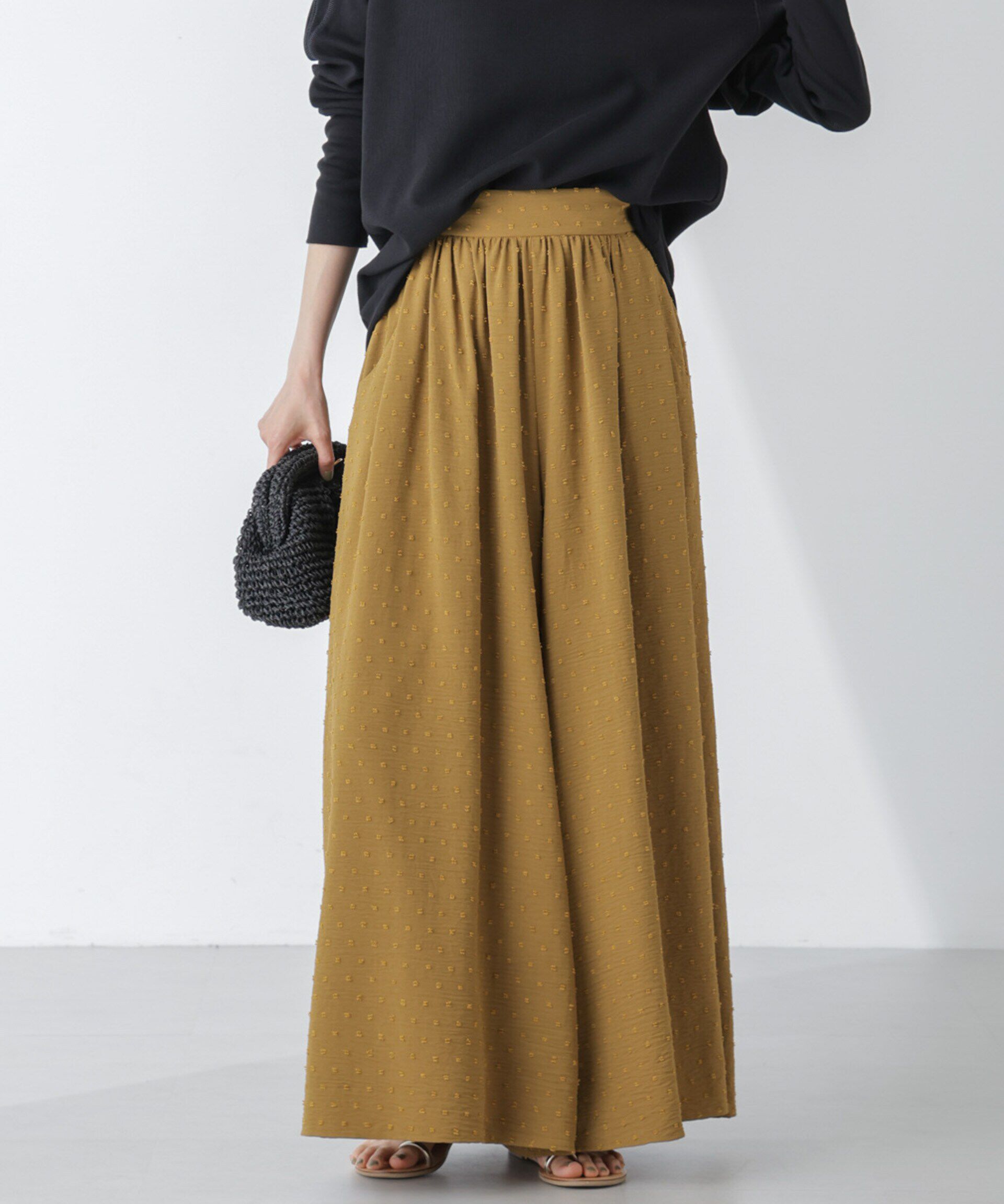 nano･universe「ドビードットワイドパンツ」|チノ|