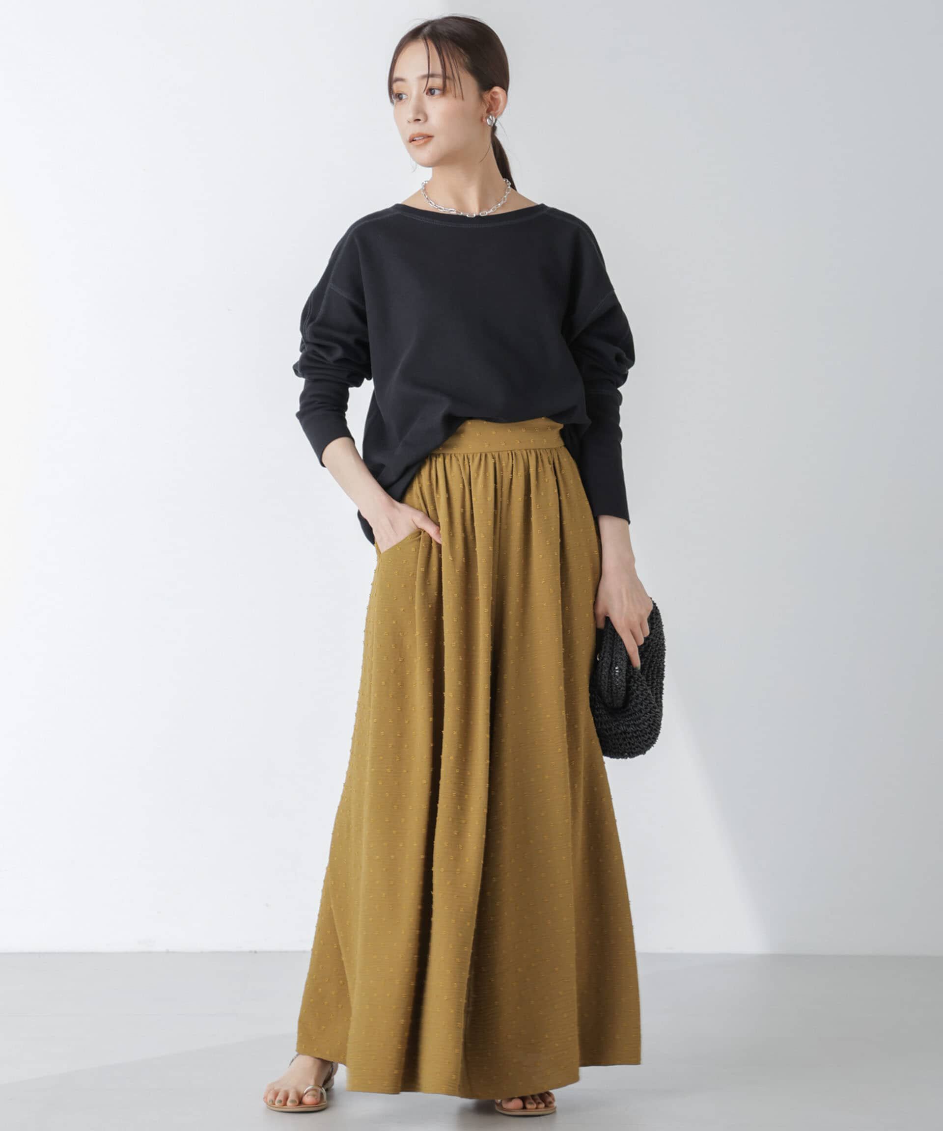 nano･universe「ドビードットワイドパンツ」|チノ|