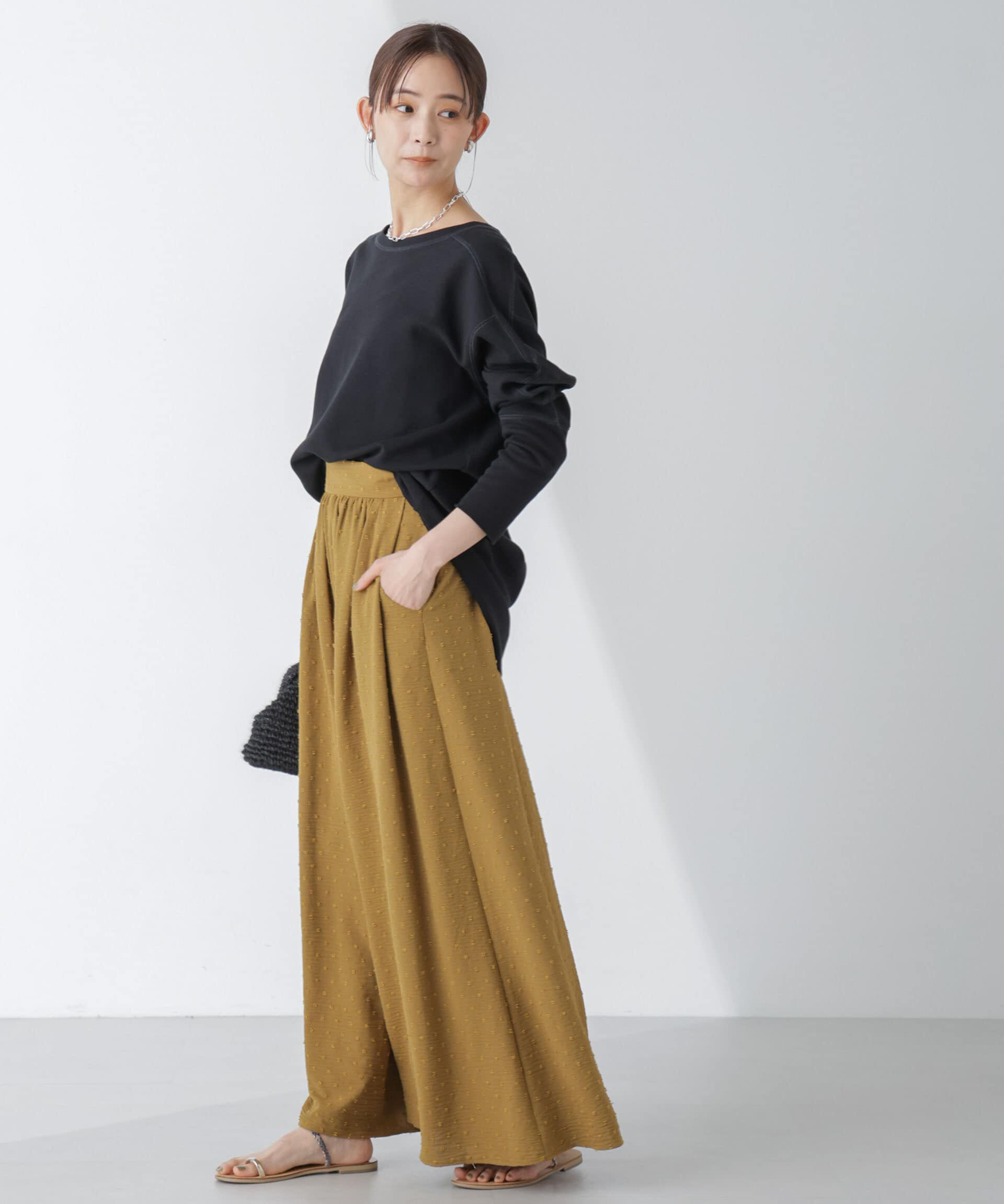 nano･universe「ドビードットワイドパンツ」|チノ|