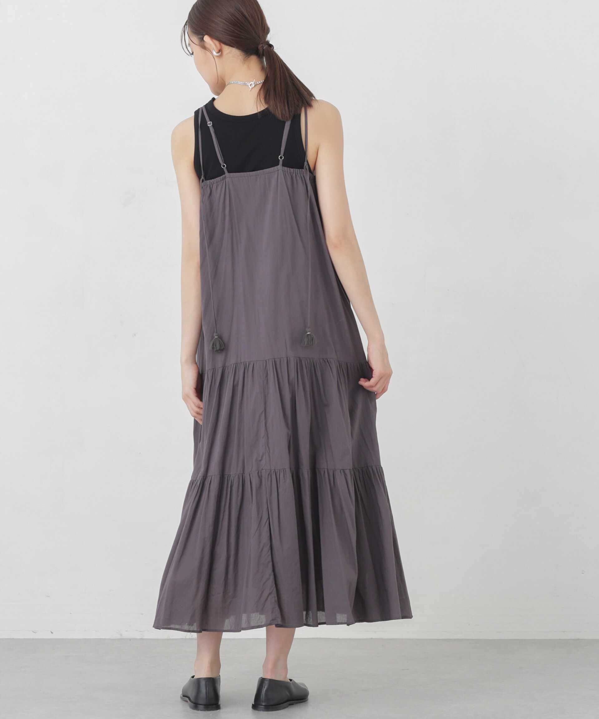 nano･universe「インド ティアードキャミワンピース」|ワンピース|