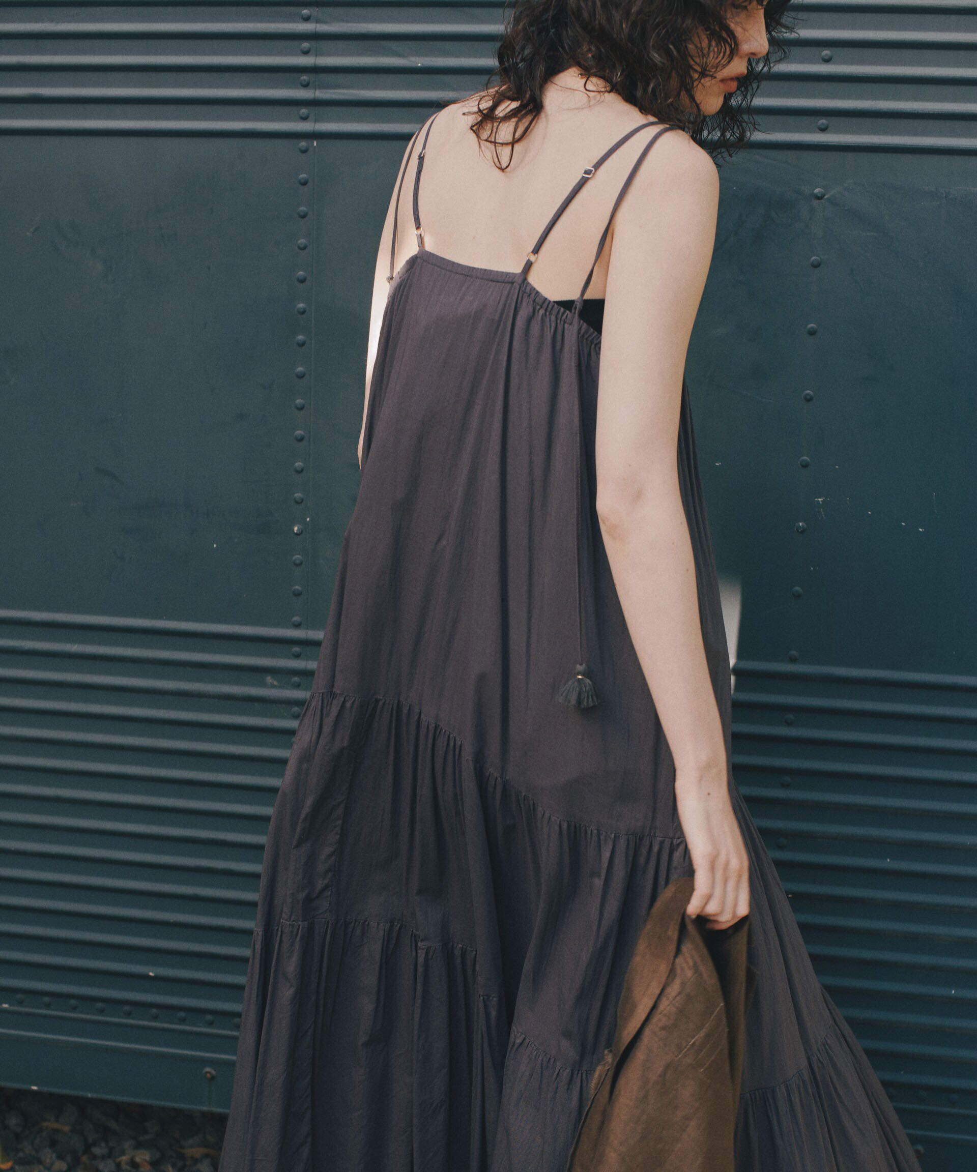 nano･universe「インド ティアードキャミワンピース」|ワンピース|