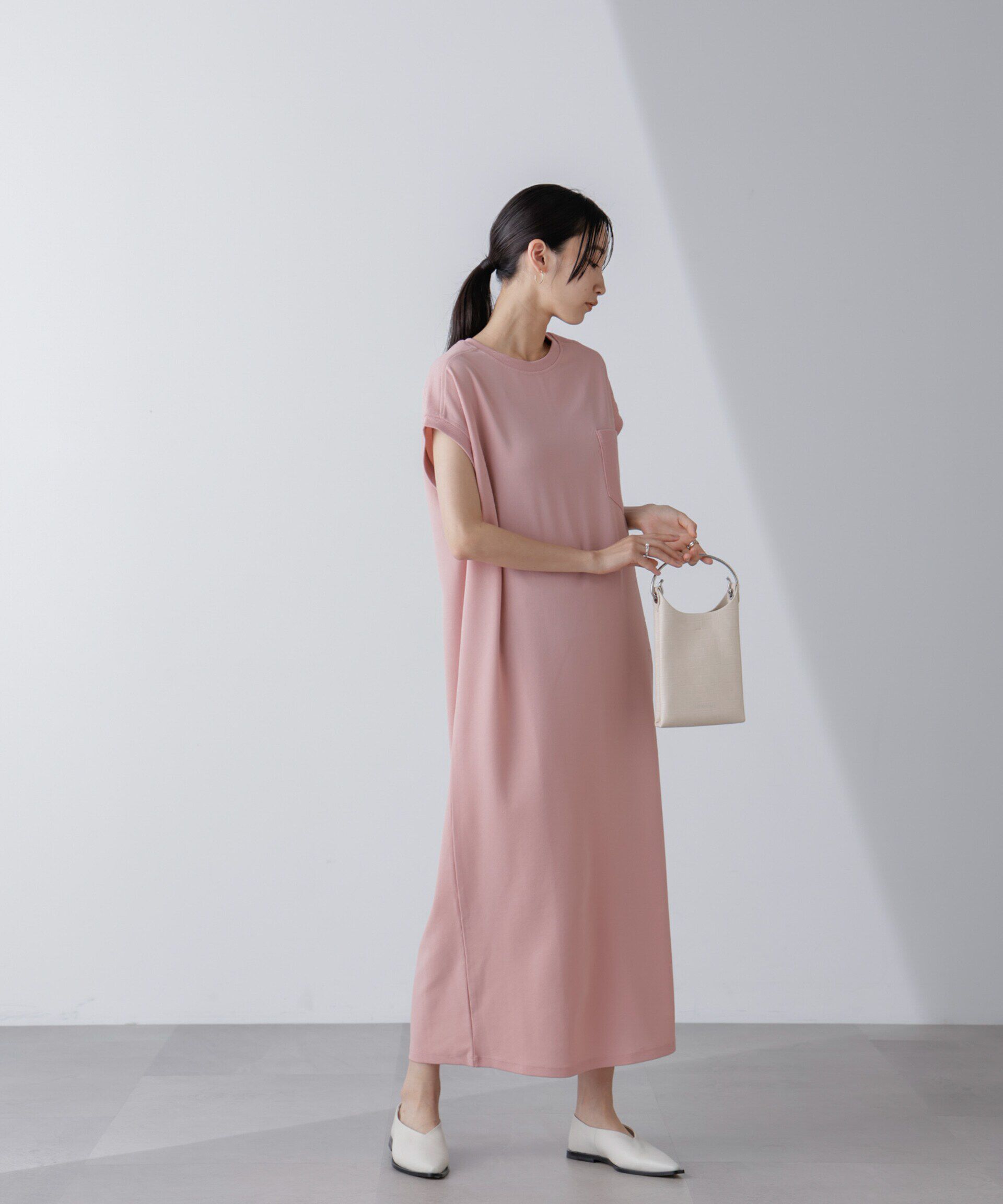 nano･universe「胸ポケットノースリーブワンピース」|ワンピース|