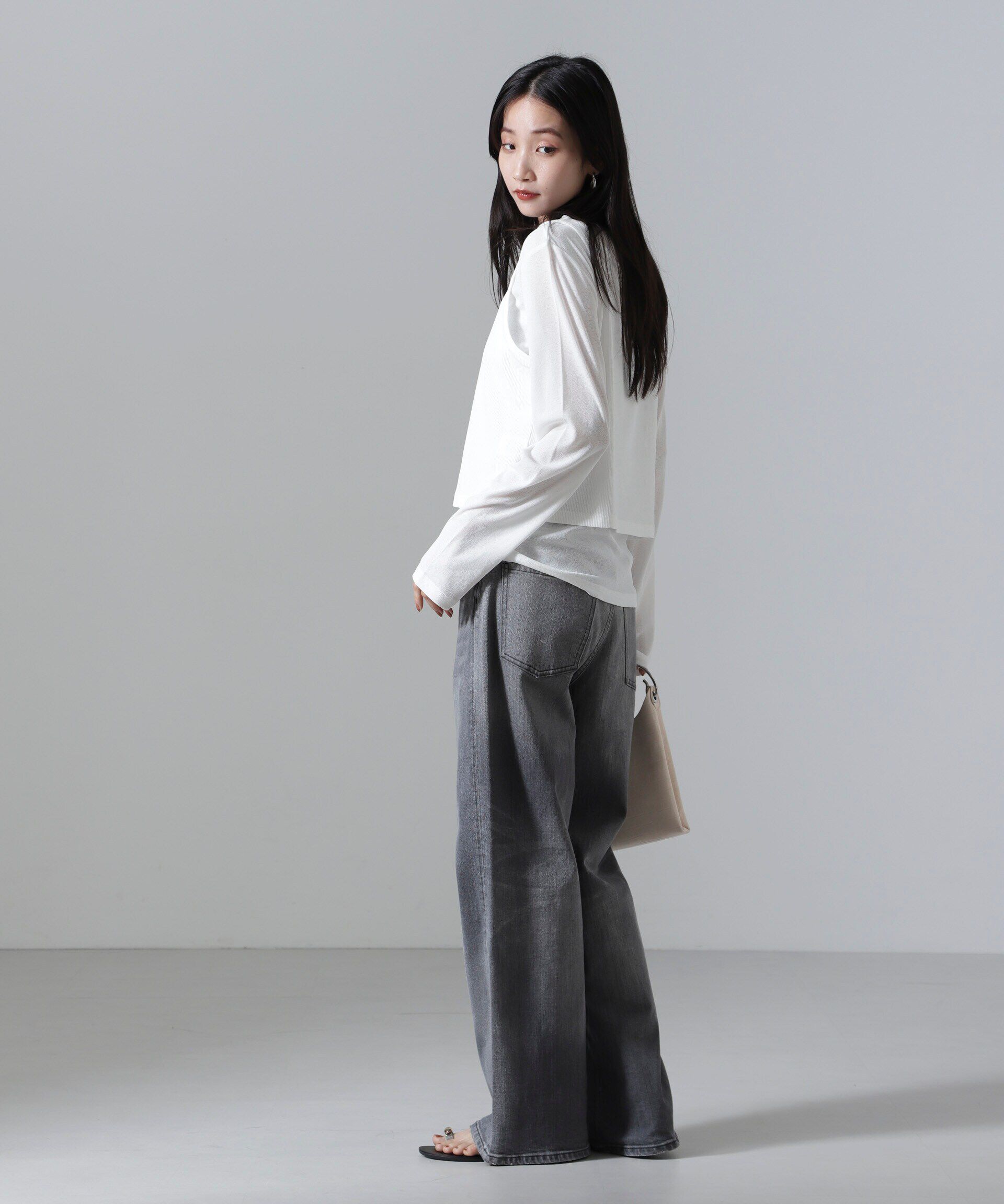 nano･universe「シアーレイヤードアンサンブルカットトップス」|Tシャツ・カットソー|