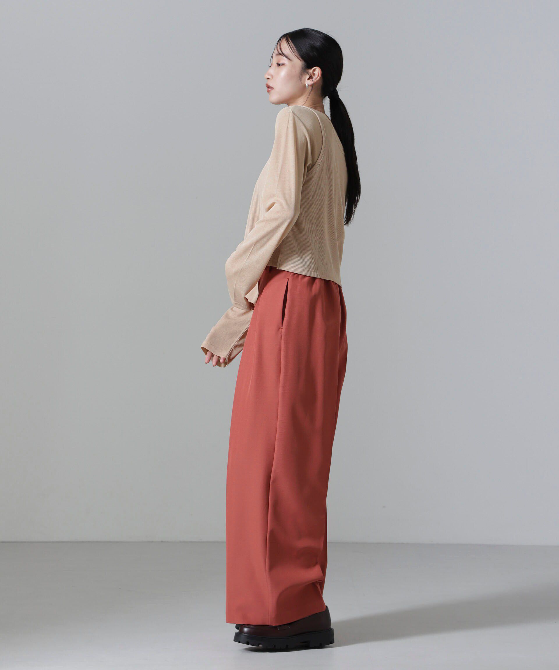 nano･universe「シアーレイヤードアンサンブルカットトップス」|Tシャツ・カットソー|