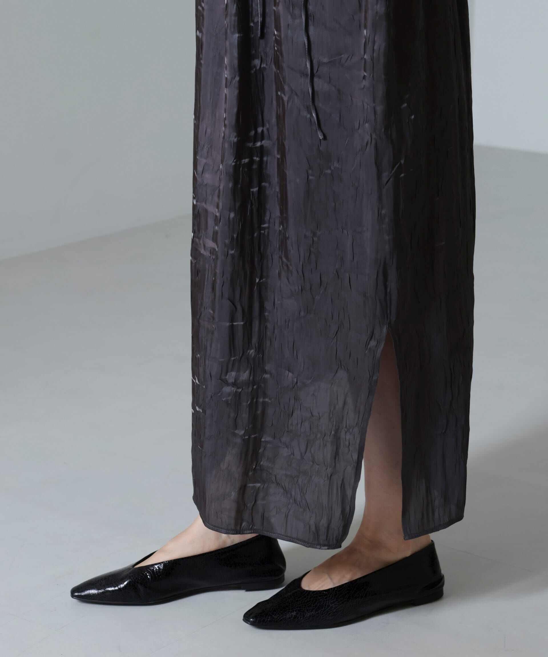 nano･universe「キャッチワッシャーサテンキャミワンピース」|ワンピース|