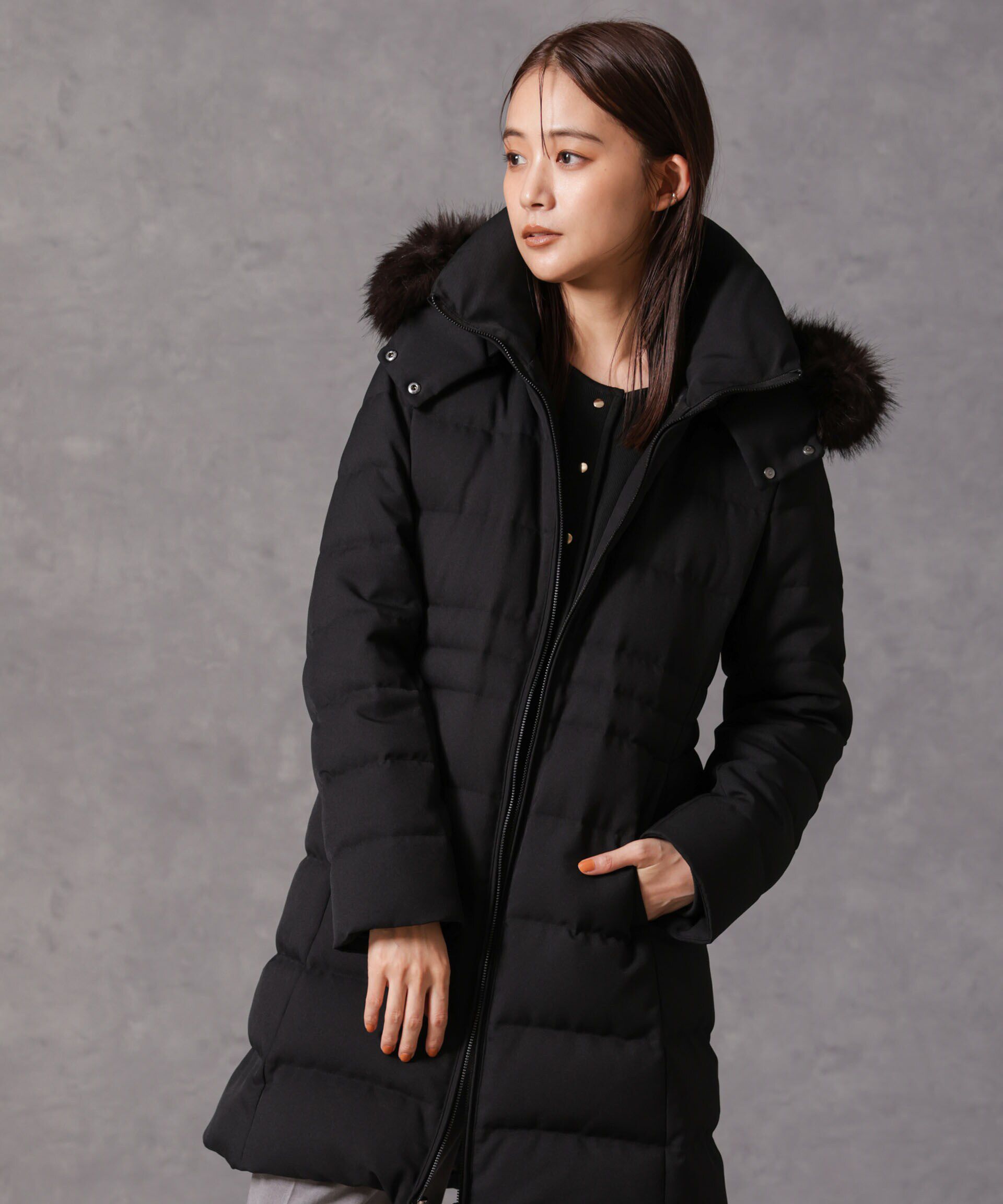 nano･universe「「西川ダウン(R)」サージロングダウン」|ダウン|