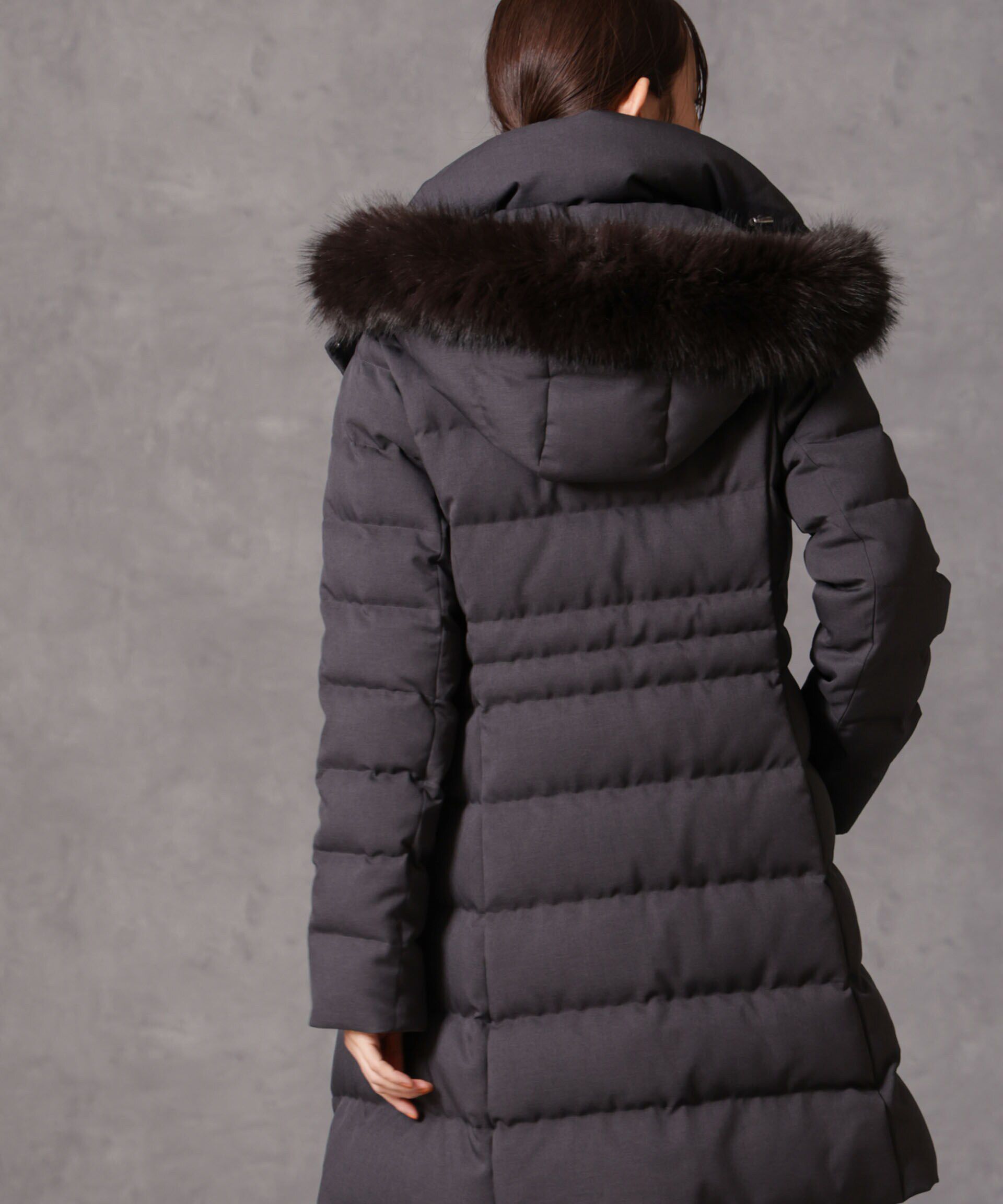 nano･universe「「西川ダウン(R)」サージロングダウン」|ダウン|