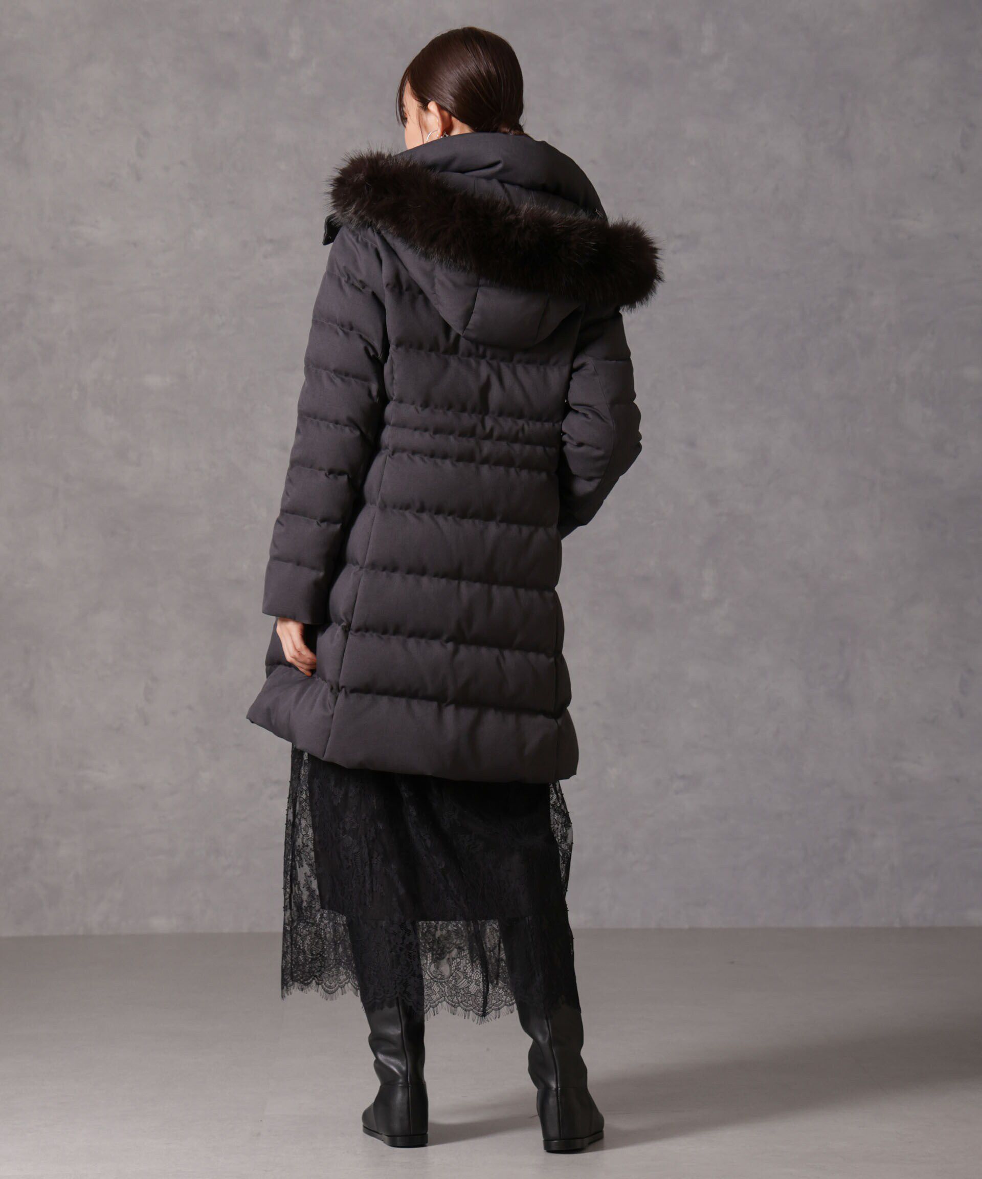 nano･universe「「西川ダウン(R)」サージロングダウン」|ダウン|