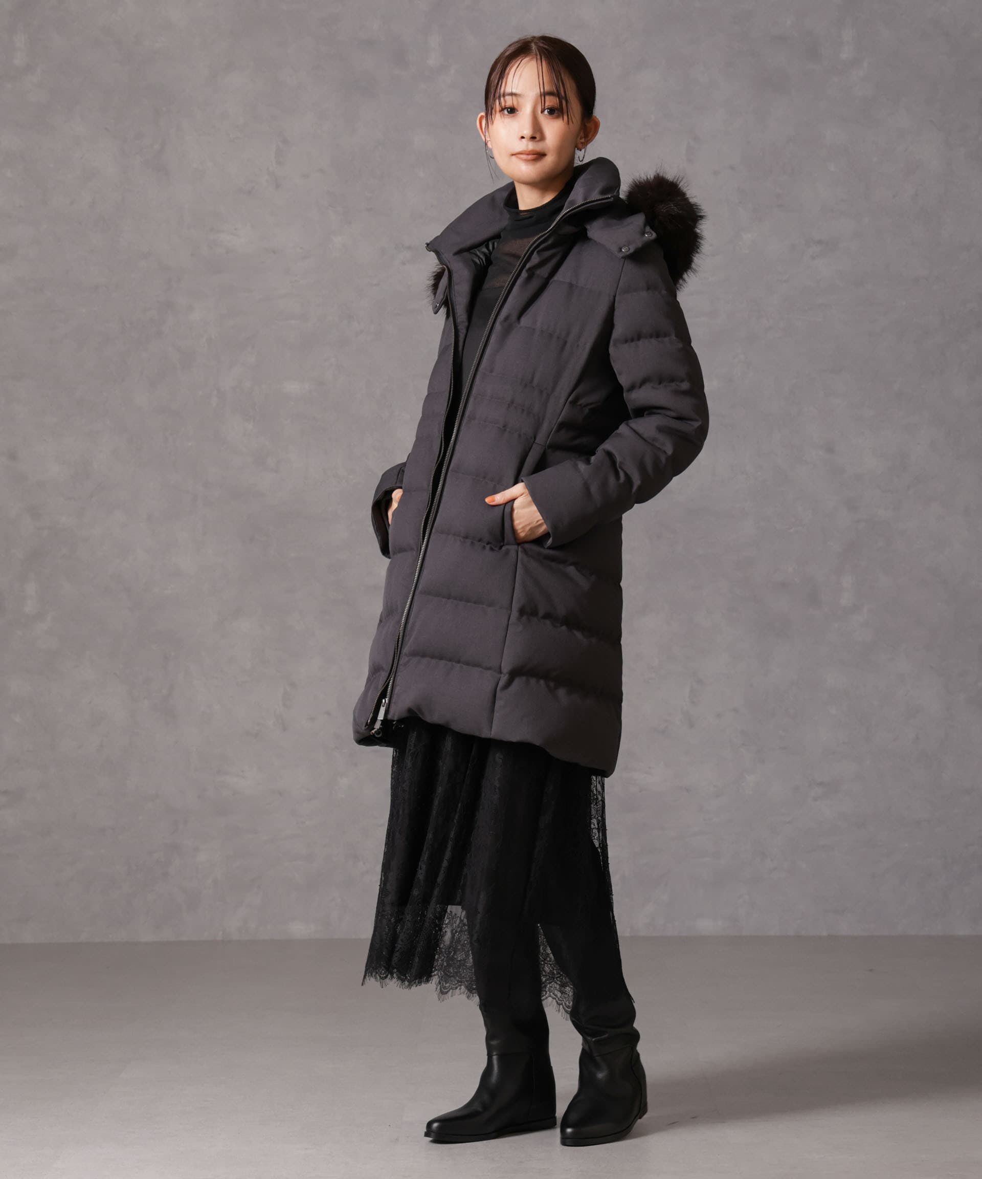 nano･universe「「西川ダウン(R)」サージロングダウン」|ダウン|