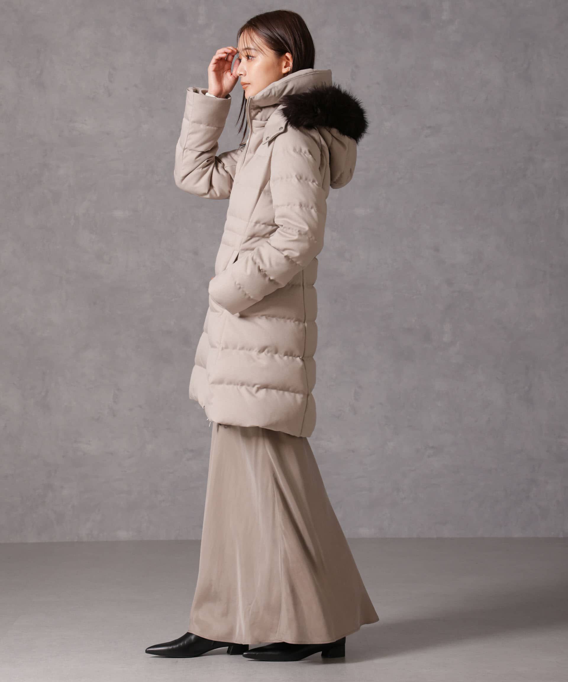 nano･universe「「西川ダウン(R)」サージロングダウン」|ダウン|