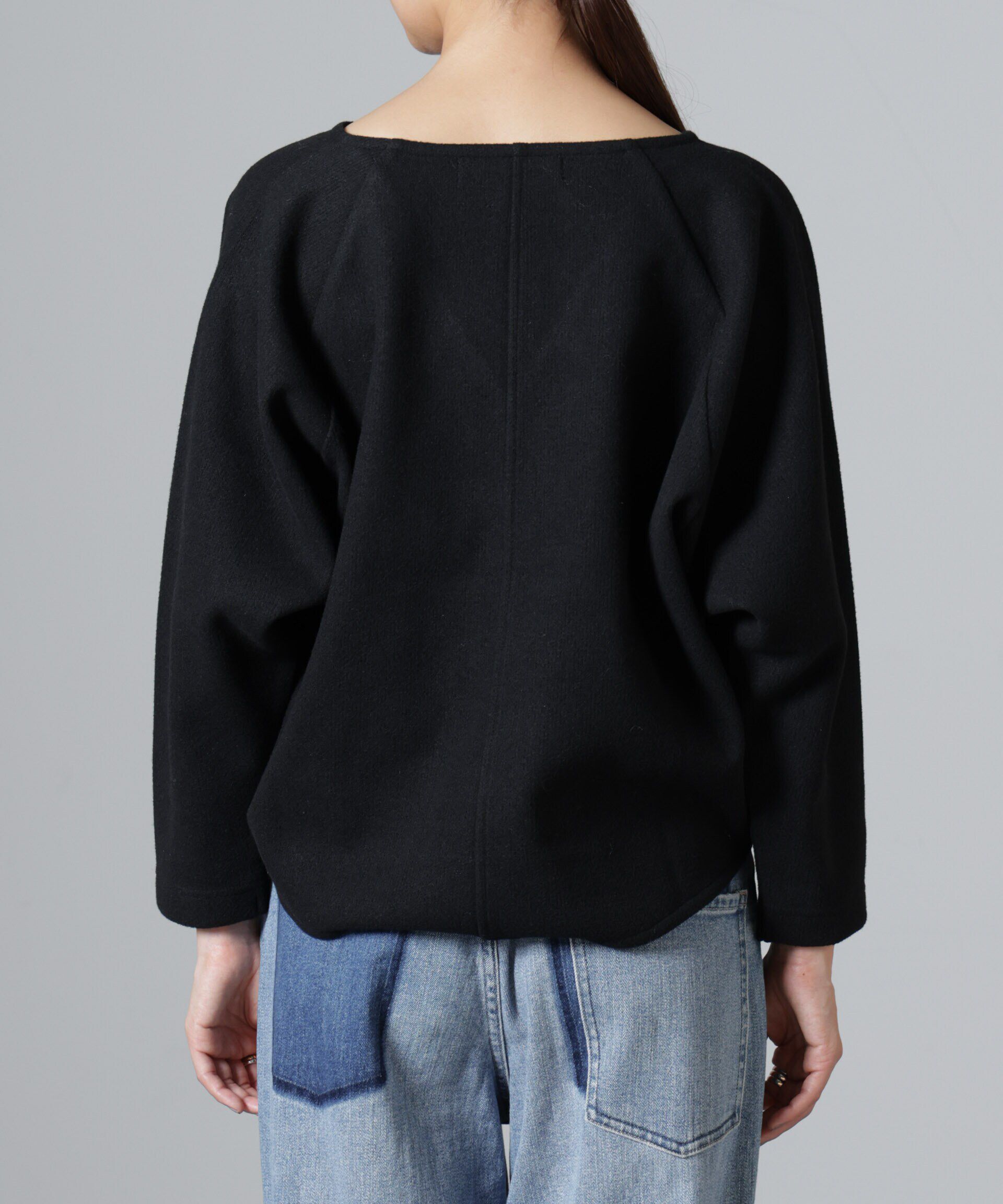 nano･universe「ウールライクニードルパンチプルオーバー(セットアップ可)」|Tシャツ・カットソー|