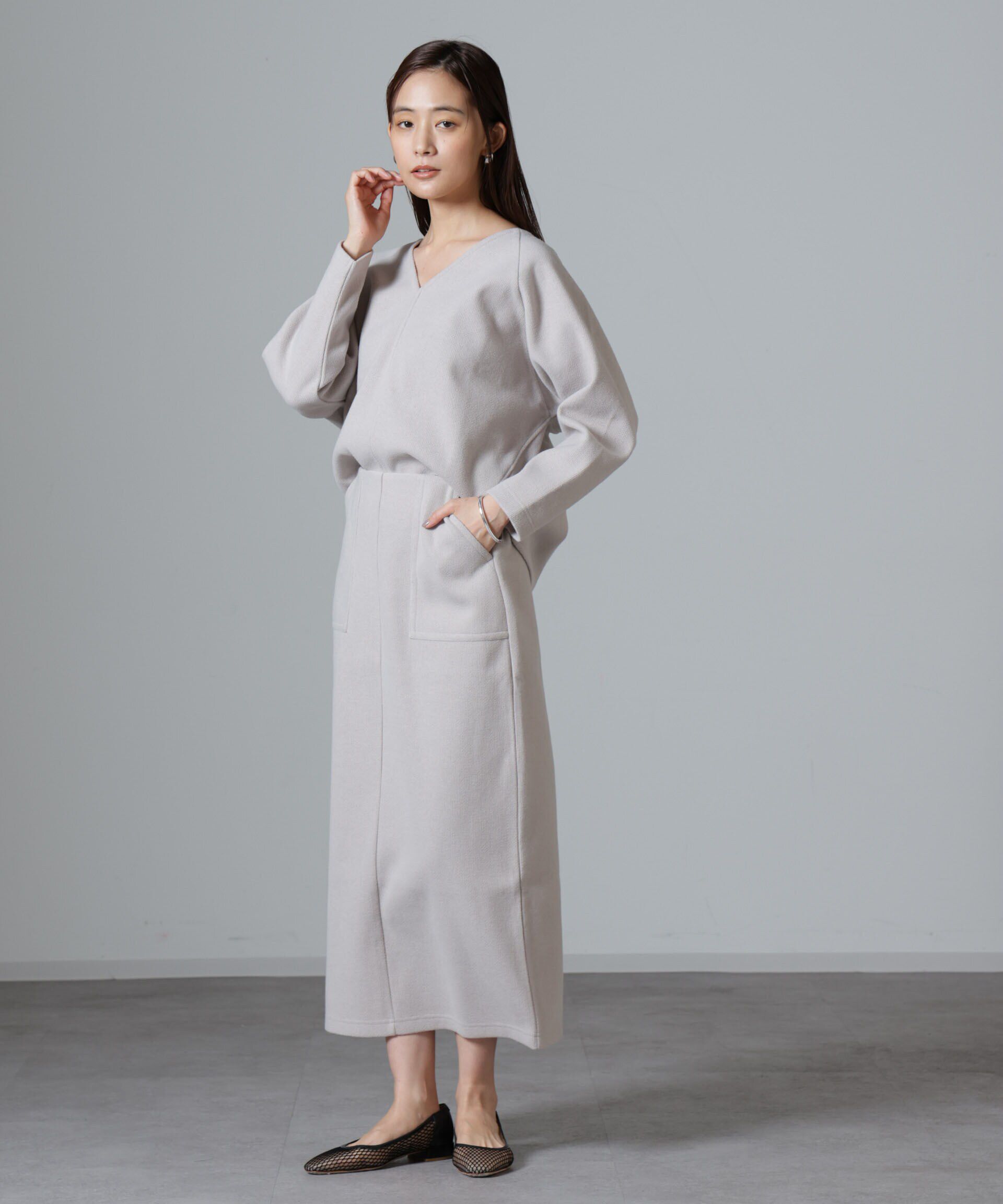 nano･universe「ウールライクニードルパンチプルオーバー(セットアップ可)」|Tシャツ・カットソー|